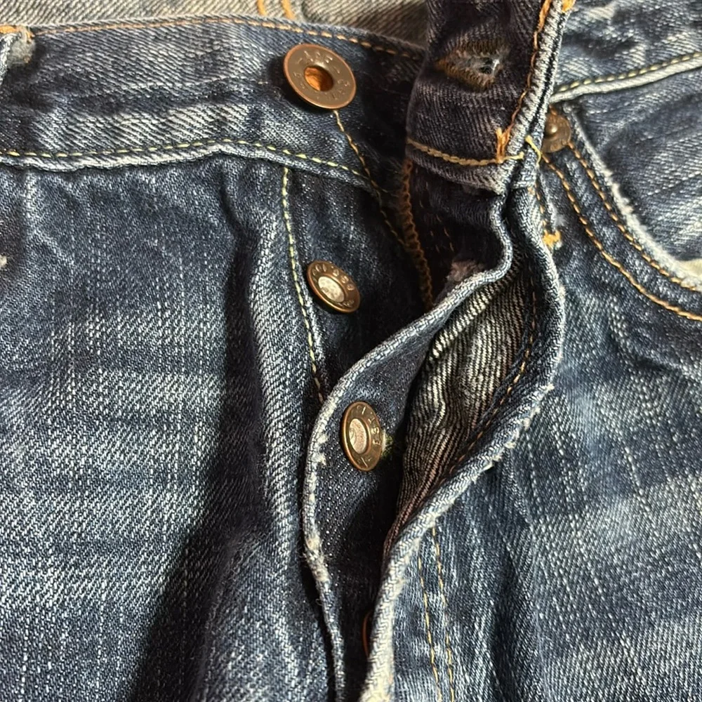 Abercrombie & Fitch Ripped Distressed Jeans 32x32 - Picture 4 of 14